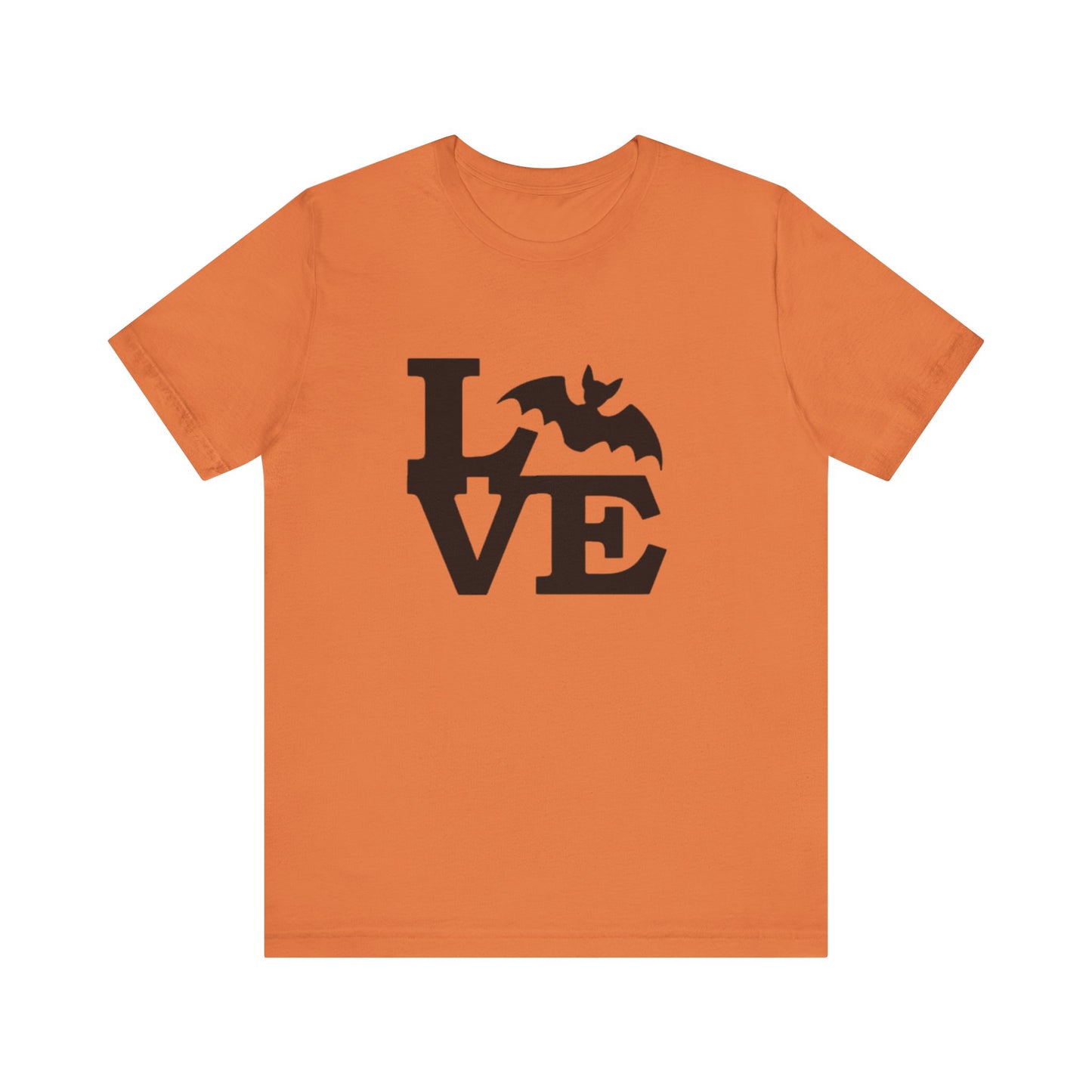 Men's / Women's / Unisex Halloween Bat "Love" Tee