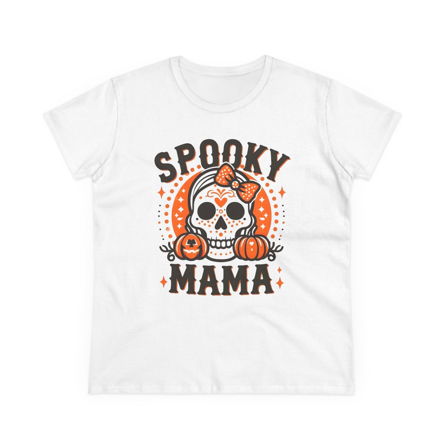Halloween "Spooky Mama" Cotton Tee