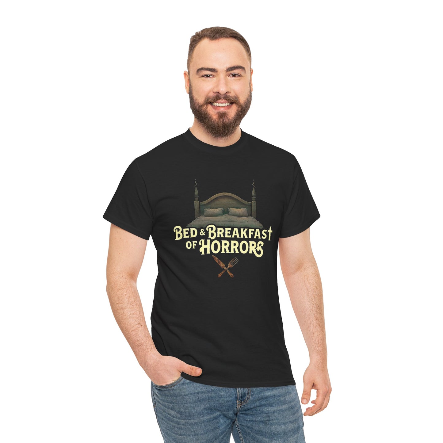 Men's / Women's / Unisex "Bed And Breakfast of Horrors" Halloween Tee