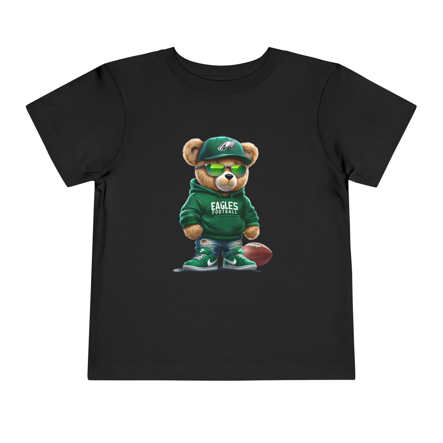 Toddler Philadelphia Eagles Themed Teddy Bear Tee