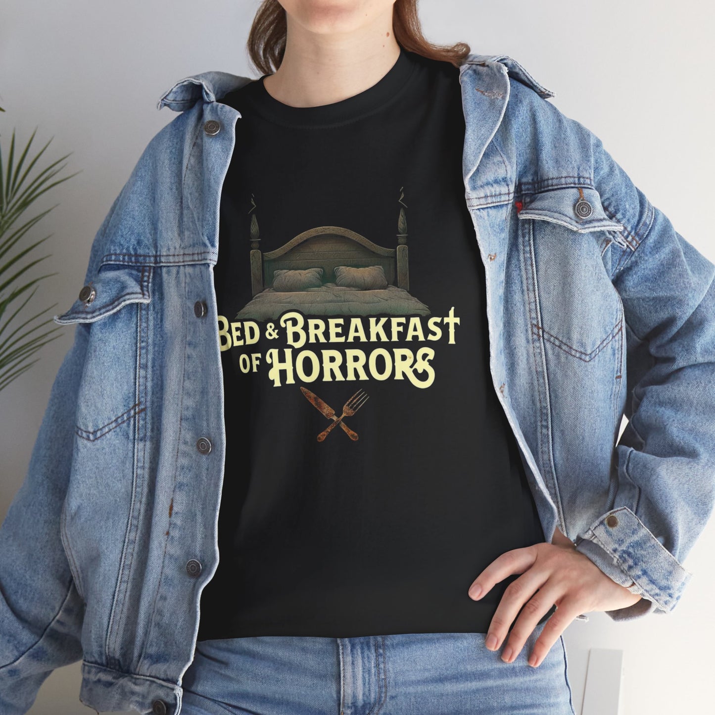 Men's / Women's / Unisex "Bed And Breakfast of Horrors" Halloween Tee