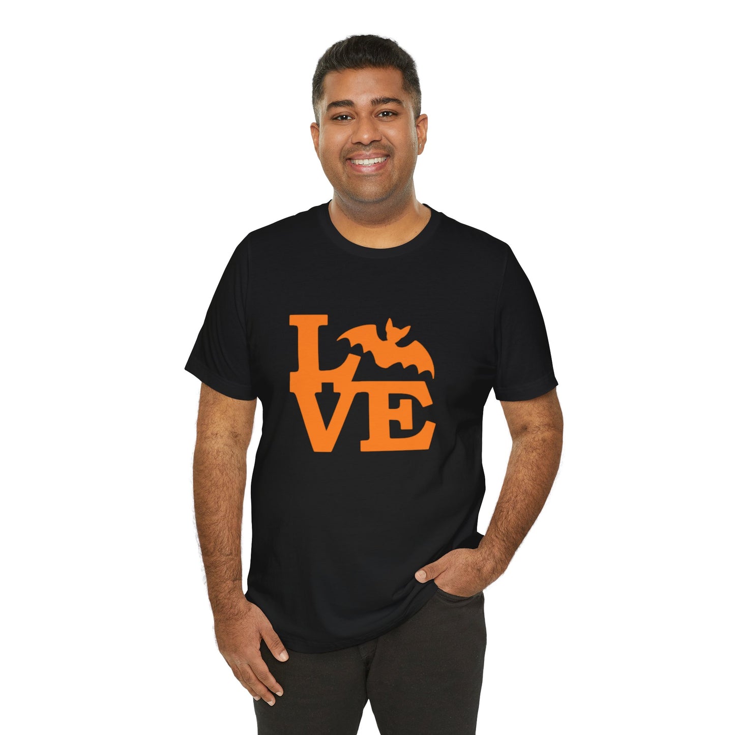 Men's / Women's / Unisex Halloween "Love" Bat Tee