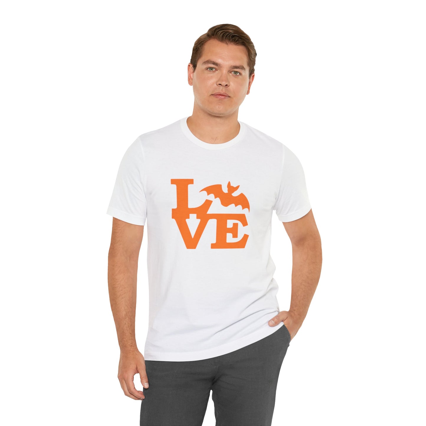 Men's / Women's / Unisex Halloween "Love" Bat Tee