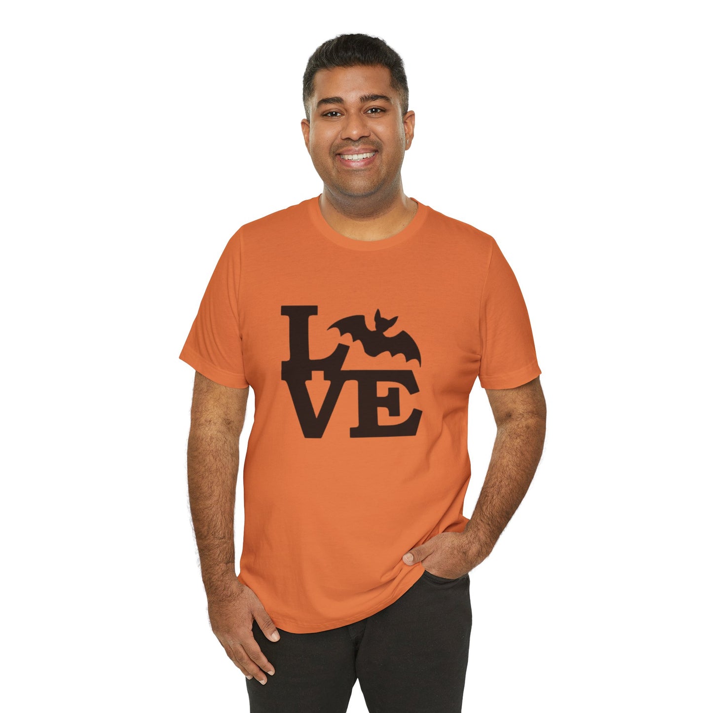Men's / Women's / Unisex Halloween Bat "Love" Tee