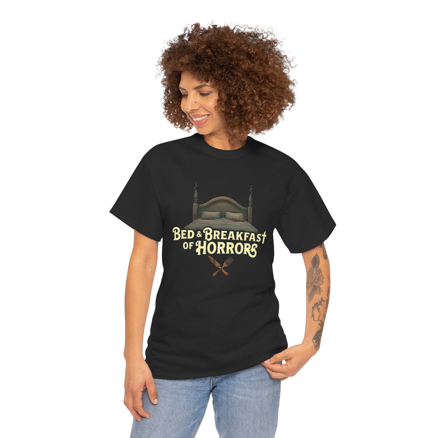 Men's / Women's / Unisex "Bed And Breakfast of Horrors" Halloween Tee