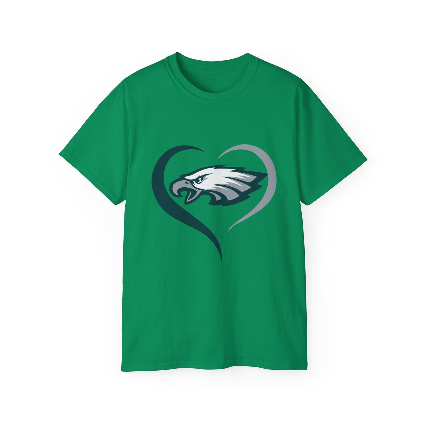 Women's / Men's / Unisex Philadelphia Eagles "Heart" Cotton Fan Tee