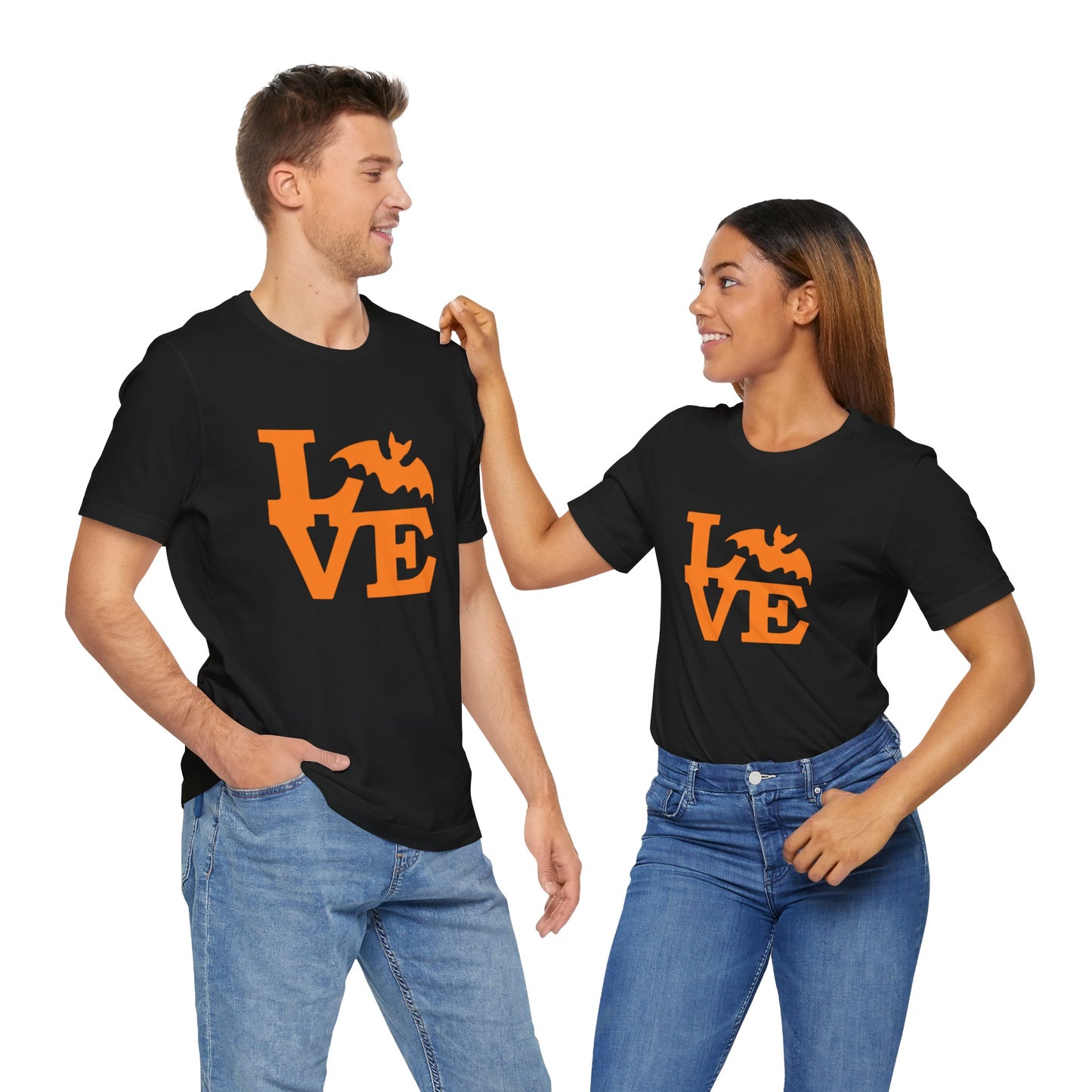 Men's / Women's / Unisex Halloween "Love" Bat Tee