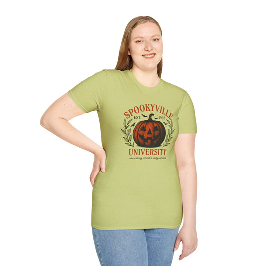 Men's / Women's / Unisex "Spookyville University" Hallloween Tee