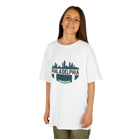 Boy's / Girl's / Youth "Philadelphia Skyline" Eagles Fan Shirt